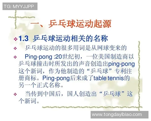 乒乓球的起源与发展探秘:从英国到世界的运动传奇 乒乓球的起源与发展探秘:从英国到世界的运动传奇